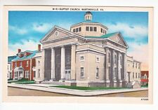 Postcard: Baptist Church, Martinsville, VA picture