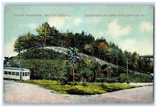 c1910 Mountain trail from stream to mountain and valley Netherlands Postcard picture