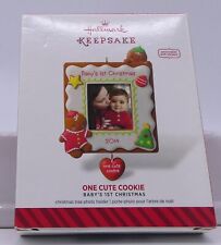 2014 Hallmark~ Baby's First Christmas Photo Holder ~ One Cute Cookie ~Ships FREE picture