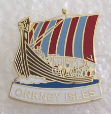 Orkney Isles / Islands Tourist Travel Souvenir Collector Pin - Scotland UK picture