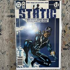 STATIC (1993) #1 BLUE Variant Newsstand FIRST APPERANCE / James Gunn Project picture