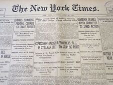 1921 JUNE 28 NEW YORK TIMES - REFORMERS FAIL TO STOP BIG FIGHT - NT 5462 picture