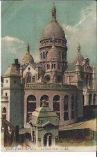 1911 Antique Color Postcard Le Sacre-Coeur Paris France #298 picture