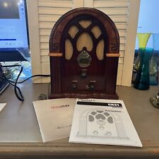 Crosley Radio Portable AM FM Model CR31, Fully Working Tombstone Design picture