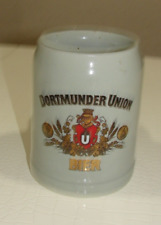 Beer Mug Vintage Dortmunder Union Bier Germany Stein Brewania Collectible picture