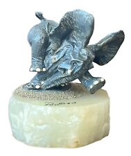 Vtg Ron Lee 4.5” Elephant Figurine Watch Your Step 287/2500 Signed No COA 1990 picture