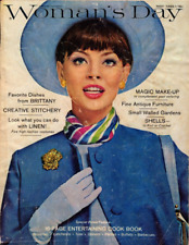 WOMAN'S DAY Magazine-May 1965-TIFFIN-Travel/Beauty/Fashion/Needlework/Gardening picture