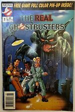 The Real Ghostbusters #1: 1st App.  Based on Movies, With Full Color Pin-Up picture