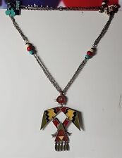 Vintage Native American Thunderbird  Necklace picture