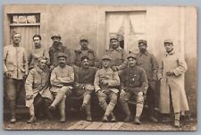 Postcard RPPC French Infantry Soldiers 