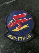389th Fighter PATCH VELKRO RARE SQUADRON TACTICAL Idaho F-15 Thunderbolts picture