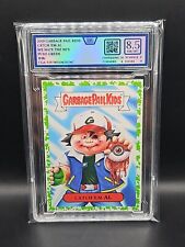 Garbage Pail Kids: We Hate the '90s Video Games Sticker Puke Green CGA 8.5 TCG  picture