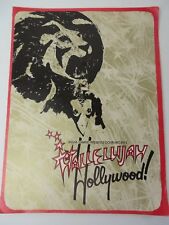 Vintage 1980 MGM Grand Hallelujah Hollywood Program Donn Arden #9587 picture