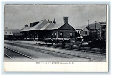 c1905 The D & H Depot Train Station Oneonta New York NY Antique Postcard picture