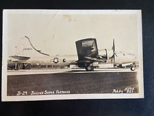 vintage postcard airplane Boeing B 29 Super Fortress Real Photo RPPC picture