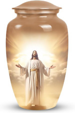 Jesus Christ in Front of the Holy Cross in Sky - Large Cremation Urns - Large Ur picture