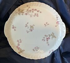 Vintage GDA Charles Field Haviland Limoges France Floral Handled Plate Platter picture