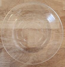 Vtg 1950's Glasbake 245 Clear Glass Pie Plate Textured Bottom 8.5