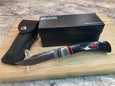 Buck Knife 110 Limited Edition Buffalo - Bloody Jasper Mint - Custom Shop 2009 picture