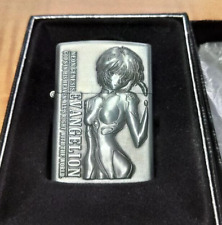 Oil Lighter Evangelion Rei Ayanami Prize ZIPPO Case Rare【Unused】 picture
