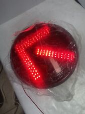 Dialight 12” LED Red Arrow Traffic Signal Light W/ Gasket # 432-1314-001 New #1 picture