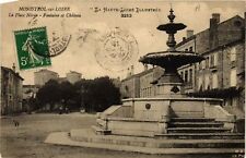 CPA MONISTROL-sur-LOIRE - La Place Neron - Fountain and Chateau (517236) picture
