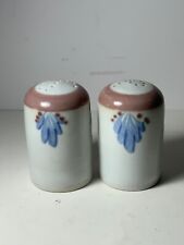 Vintage Sheepscot River Pottery Salt & Pepper Shakers 1974 3 in. picture
