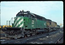 Original Rail Slide - BN Burlington Northern 6811+ Cicero IL 2-1977 picture