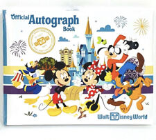 Disney Parks Autograph Book Official Walt Disney World Mickey & Friends White picture
