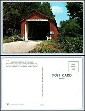 ILLINOIS Postcard - near Princeton, Covered Bridge P30 picture