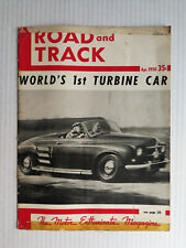 Road & Track April 1950 World's First Turbine Car  Aston Martin  Mercedes - 723 picture