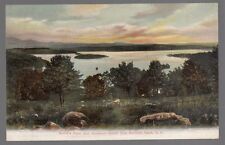 [50409] OLD POSTCARD SPINDLE POINT, GOVERNOR ISLAND MERIDITH NECK, NEW HAMPSHIRE picture