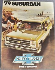 1979 Chevrolet Suburban Truck Catalog Brochure Silverado Excellent Original 79 picture