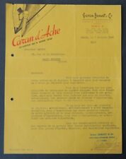 1946 PARIS CARAN D ACHE SERVET LE PENCIL invoice illustrated header 49 picture