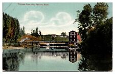 Flour Mill Palouse Washington WA Whitman County Antique Postcard picture