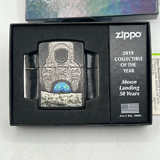 2019 ZIPPO COTY MOON LANDING 50 YEARS ARMOR LIMITED ED LIGHTER MINT IN BOX picture