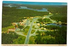 VTG postcard Sioux Narrows Northwestern Ontario Canada. Along The Voyageur Route picture