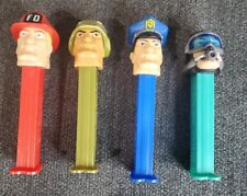 Emergency Heroes Vintage Pez Dispenser lot of (4) Police Fireman Army Ranger picture