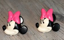 2 Vintage Collectible Minnie Mouse Plastic Finger Ring Lot Rings Vtg Disney picture