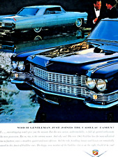 1963 Cadillac Sedan DeVille Vintage Original Print Ad 8.5 x 11