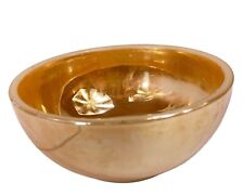 Vintage Bowl Fire King Oven Ware Peach Lustre Glass 5
