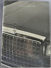 1993 Lincoln Town Car Brochure Signature Executive Cartier Excellent Original 93 picture