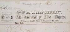 Vintage Cigar Store 1880 Waverly New York Invoice Tobacco Dealer picture