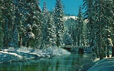 Postcard CA High Sierras Donner Summit Area Late Winter Snow Vintage PC f1247 picture