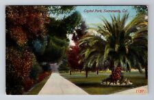 Sacramento CA-California, Capitol Park, Antique Vintage Souvenir Postcard picture