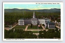 Postcard Colorado Denver CO State Capitol 1940s Unposted Linen picture