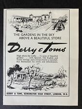 1964 Derry & Toms Beautiful Gardens Sun Restaurant London U.K. Vintage Print Ad picture