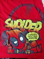 Deadpool Smolder Look Good 2XL Uni Red/Black Long Sleeve T-Shirt Marvel picture