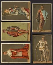 Ducoudray 1890s French historical figures 5 different cards G+ picture