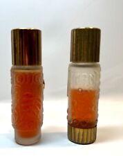 2 Vintage/Antique Minis Coty L'Origan & L'Aimant Parfum Bottles-Lalique bottles picture